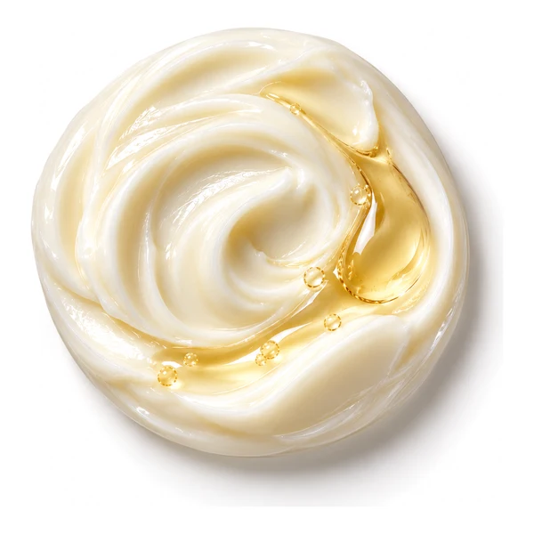 Bálsamo de Sebo Bovino — bálsamo marfim com óleo dourado, identidade do produto